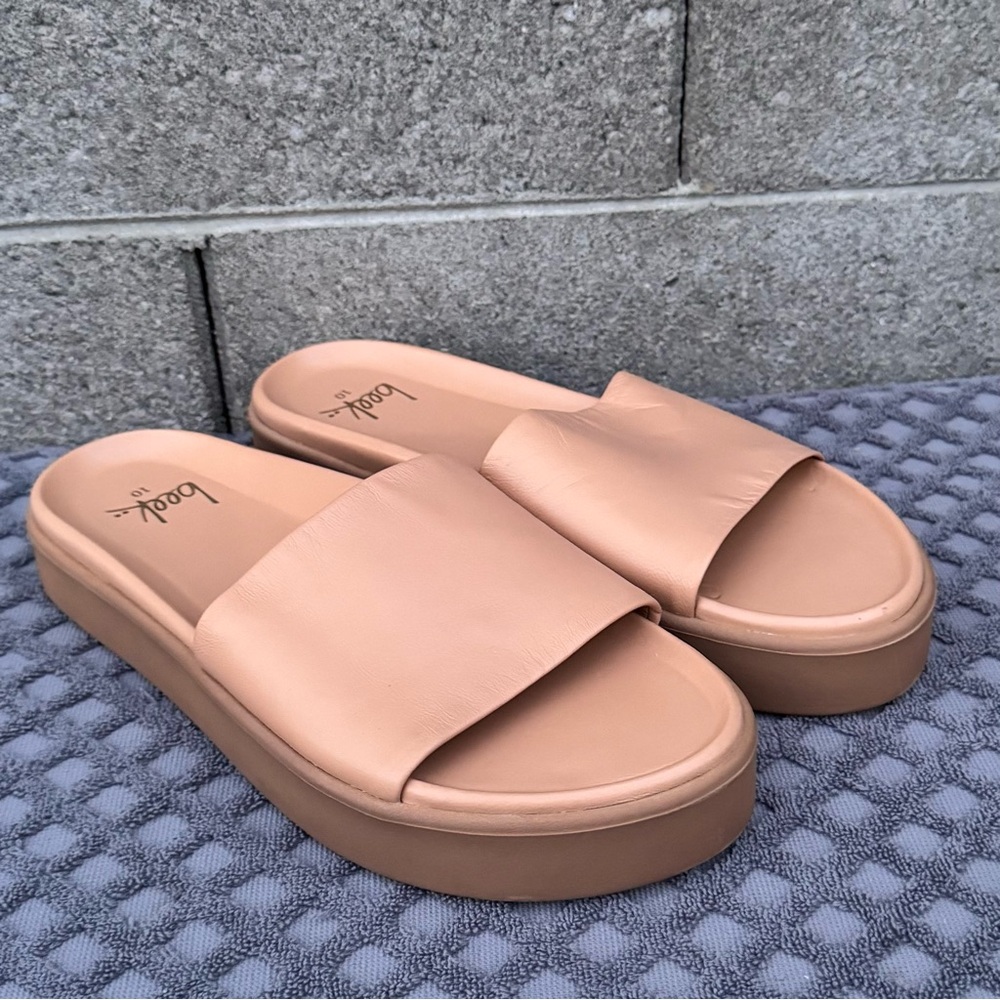 Beek Chick Platform Slide Sandals Beach Size 10